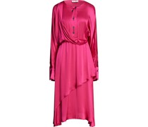 Mirror drapiertes Midikleid aus Satin