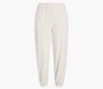 Cropped Track Pants aus Fleece aus einer Stretch-MicroModal®-Baumwollmischung S