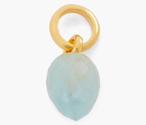 Anhänger aus 18 KT. Roségold-Vermeil mit Aquamarin