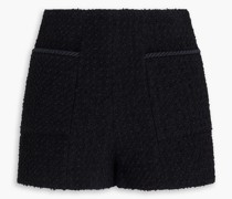 Shorts aus Bouclé-Tweed