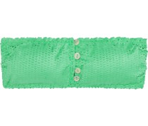 Scales lasergeschnittenes Bandeau-Bikini-Oberteil