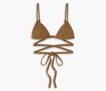 Wickel-Triangel-Bikini-Oberteil inKnitteroptik 1