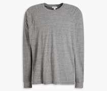 T-Shirt aus meliertem Baumwoll-Jersey