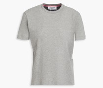 T-Shirt aus geripptem Baumwoll-Jersey