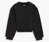 Cropped Sweatshirt aus Baumwollfrottee M