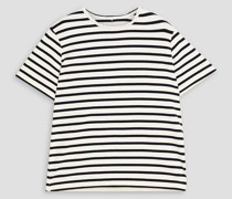 T-Shirt aus Baumwo-Jersey mit Streifen