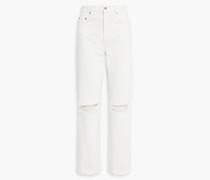 Love hoch sitzende Jeans mit geradem Bein inDistressed-Optik 23