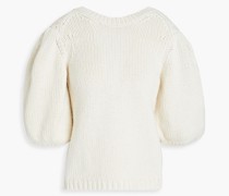Castille Pullover aus einer Baumwoll-Wollmischung mit Kettenverzierung 0