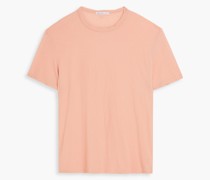 T-Shirt aus Baumwoll-Jersey mit Flammgarneffekt 0