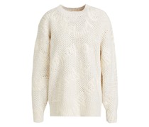 Pullover aus einer Baumwoll-, Woll-Kaschmirmischung mit Stickereien 00