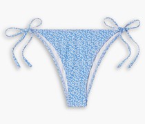 Chanzy tief sitzendes Bikini-Höschen mit Print