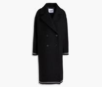 Doppelreihiger Mantel aus Tweed aus einer Wollmischung