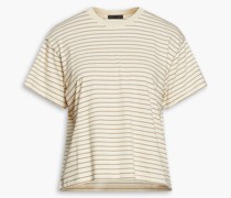 T-Shirt aus Baumwoll-Jersey mit Streifen