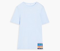 T-Shirt aus Baumwoll-Jersey mit Applikationen