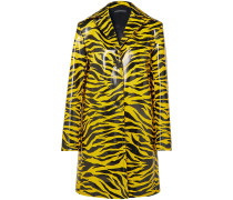 Mantel aus Pu mit Tigerprint