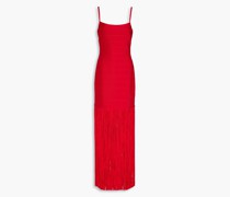 Robe aus Bandage mit Fransen