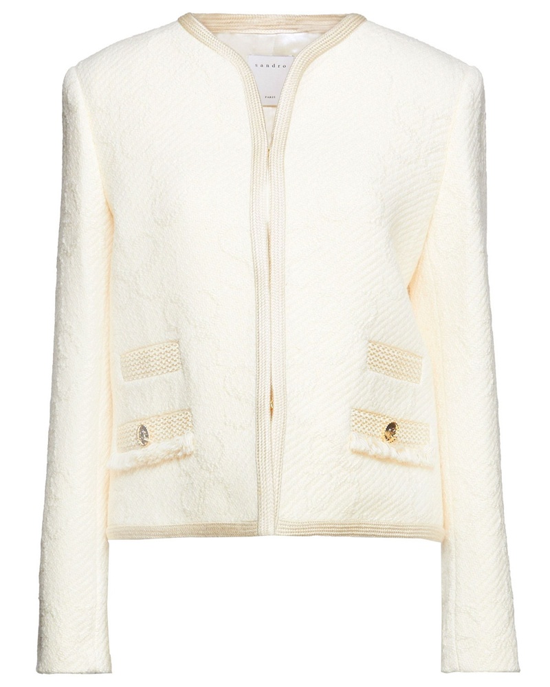 Sandro Damen Sable Jacke aus Tweed aus einer Wollmischung