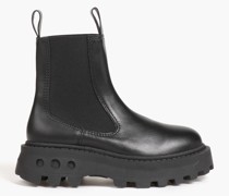 Scrambler Chelsea-Boots aus Leder mit Plateau