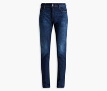 Jeans mit schmalem Bein aus ausgewaschenem Denim 29W-34L