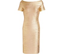 Minikleid aus Bandage mit -Beschichtung