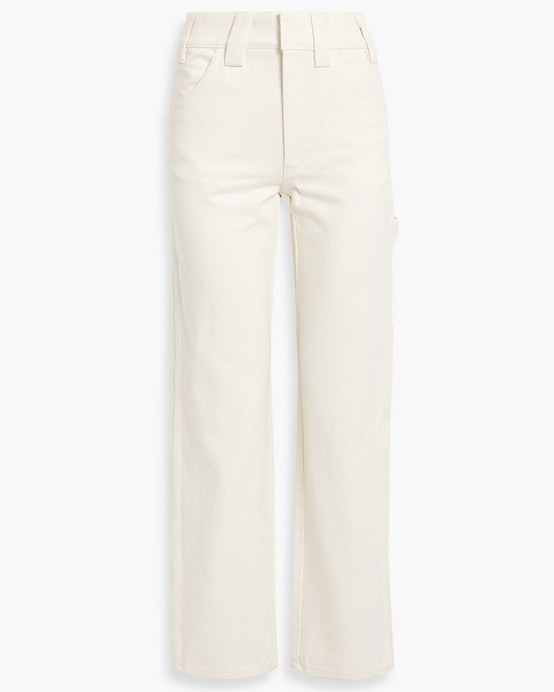 Alexander Wang Damen Halbhohe Jeans mit geradem Bein 25