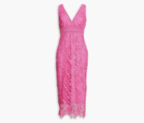 Midikleid aus Guipure-Spitze