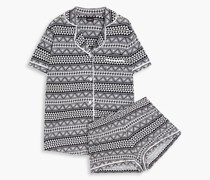 Bella Pyjama aus Jersey einer Pima-Baumwoll-Modalmischung mit Print