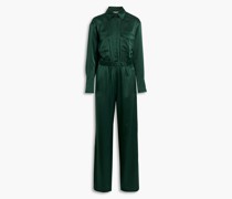 Emma Jumpsuit mit weitem Bein aus Seidensatin