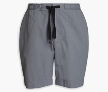 Shorts aus Baumwoll-Seersucker