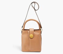 Schultertasche aus Leder mit Schnalle