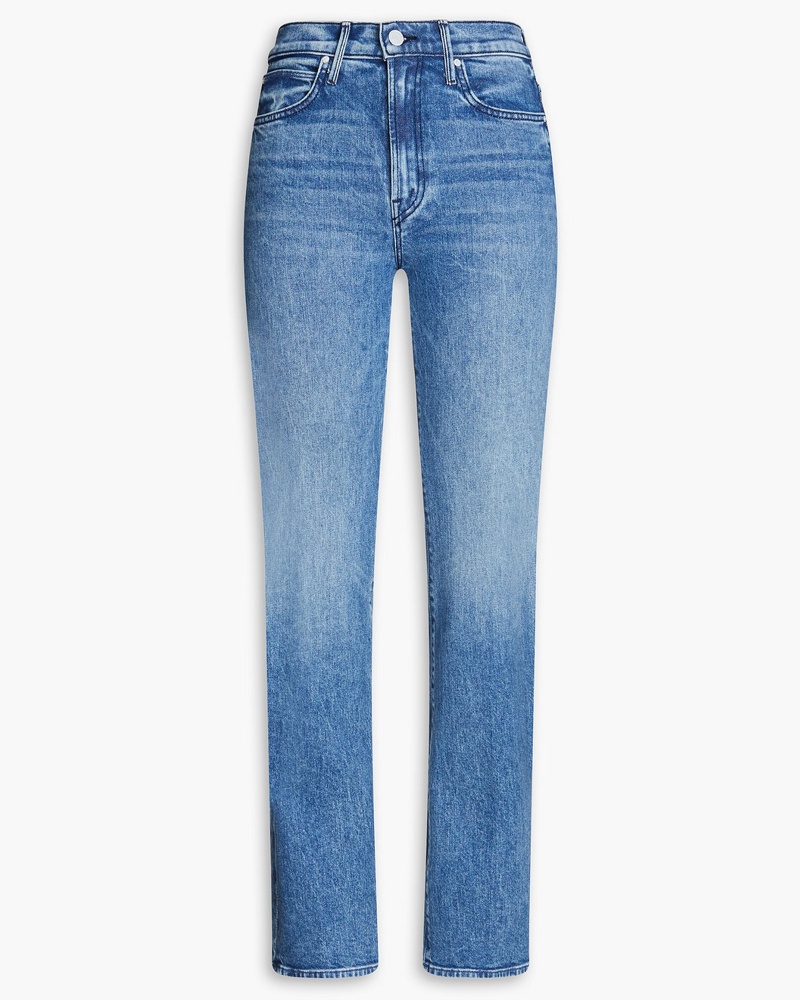 Mother Damen The Kick It halbhohe ausgestellte Schlagjeans 25