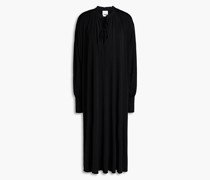 Midikleid aus Stretch-Jersey mit Raffung