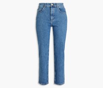 Patti hoch sitzende Cropped Jeans mit geradem Bein 23