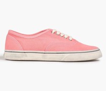 70s Skate Sneakers aus Canvas inDistressed-Optik