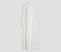 Hemdkleid aus Popeline aus einer Tencel™-Baumwollmischung inMidilänge S