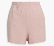 Molly Pyjama-Shorts aus geripptem Stretch-Modal
