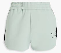 Shorts aus Piqué mit Applikationen M