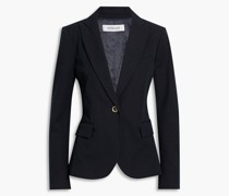 Blazer aus Twill aus einer Baumwollmischung