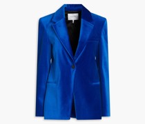 Blazer aus Samt aus einer Baumwollmischung
