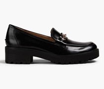 Tully Loafers aus Leder mit Verzierung und Plateau