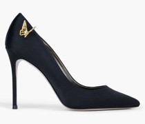 Mariposa Pumps aus Satin mit Verzierung