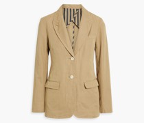 Boy Blazer aus einer Baumwoll-Leinenmischung