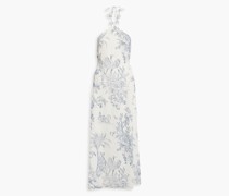 Tessa Neckholder-Maxikleid aus Chiffon mit Print