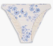 Halbhohes Bikini-Höschen mit floralem Print