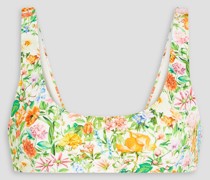 Bikini-Oberteil mit floralem Print