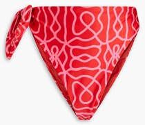 Ipanema hoch sitzendes Bikini-Höschen mit Print M