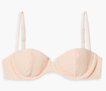 Dune Nissi geripptes Bikini-Oberteil mit Bügel M