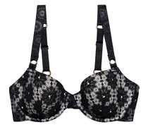 Victoria Park Bügel-BH aus Stretch-Tüll und Spitze mit Jacquard-Besatz 32 D