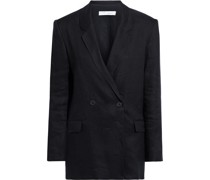 Cassius doppelreihiger Blazer aus einer Leinenmischung