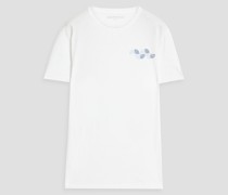 T-Shirt aus Baumwoll-Jersey mit Print L